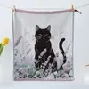 Exportado para o Japão Original Moriya Exquisita Bordado Estilo Ilustração Retrô Conto de Fadas Algodão Não Torcido Toalha Pequena Lenço Quadrado Pequeno