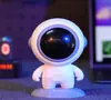 Caixa de Som Bluetooth de Astronauta com Luzes Coloridas Rítmicas, Caixa de Som Pequena com Coleta de Dinheiro e Função de Anúncio, Subwoofer para Desktop e Exterior