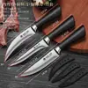 Cuchillo para Cortar Cerdo, Cuchillo de Carnicero Forjado a Mano para Sacrificar Ovejas, Cuchillo Profesional Comercial para Huesos, Cuchillo para Huesos de Acero Inoxidable