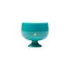 Colección de Juego de Té Kung Fu de Cerámica Verde Turquesa Miyan, Tetera Gaiwan de Alto Nivel Estilo Chino con Puntos Dorados, Taza de Té, Juego de Tazas para Maestro