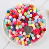 Bolas de Pelo Elásticas Misturadas Bolas Fofas Coloridas Crianças do Jardim de Infância DIY Feito à Mão Itens Decorativos Criativos Materiais Acessórios