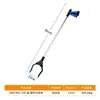 Pinzas de Sanidad Acero Inoxidable Recogedor de Basura Aleación de Aluminio Pinza para Basura Mango Largo Pinza para Basura para Uso Sanitario