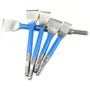 Cincel eléctrico curvo para ranurar, cincel plano de cabeza cuadrada martillo eléctrico, vástago hexagonal, cincel plano curvo, broca para taladro de pared para ranurar