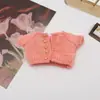 Ropa para muñeca de 10 cm, camiseta de manga corta, chaleco para muñeca, colección de atuendos para muñeca Labubu de 17 cm