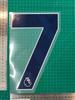Coleção Azul da Premier League 23-24 Tamanho Adulto B-Grade 25cm Número da Camisa Letra Transferência Térmica