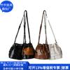 Bolso de Hombro con Costuras RPET Estilo Japonés Bolso Cruzado de Cuero RPET Transfronterizo Bolso de Cadena de PU de Moda Fábrica Personalizada
