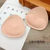 Biquíni Maiô Lingerie Triângulo Espesso Almofada de Esponja para Seios Inserção Aumento de Seios Pequenos Push-Up Almofada de Esponja Removível