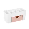Caja de Cosméticos de Plástico de Celebridad de Internet con Cajón Pequeño Caja de Joyería Multifuncional para el Hogar Caja de Almacenamiento Caja de Almacenamiento de Escritorio