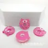 Dibujos Animados Transparente Polvo Fino Oso Fresa Resina Accesorios diy Funda de Teléfono Tocado Hebilla de Zapato Abanico Decoración Parche Material