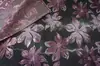 Tela Jacquard de Lujo de Fábrica Hilo Teñido de Alta Precisión Floral Tridimensional Poliéster Chaleco Hanfu Abrigo de Trinchera Ropa de Moda