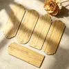 Etiqueta de bambu em branco bênção desejo carro ornamentos forma bambu placa material cloisonne esmalte placa de fundo material faça você mesmo