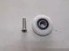 Accesorios para cuarto de ducha ruedas colgantes puerta de cristal puerta corrediza poleas estilo antiguo ruedas planas pequeñas ruedas colgantes rodillos de baño ruedas individuales empujar-tirar