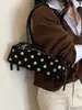 Bolso de axila de lunares estilo coreano de nicho para mujer, nuevo de moda otoño 2026, versátil, de alta gama, para ir al trabajo, de hombro y cruzado