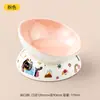 Tigela para Gato, Tigela de Cerâmica para Comida de Gato, Tigela para Pet, Tigela para Gato Beber, Tigela de Comida, Tigela Elevada para Gato, Tigela para Cachorro, Protetor de Pescoço Anti-Derrubada