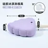 Formas de silicone para sorvete DIY transfronteiriças para uso doméstico, com tampas para evitar a mistura de sabores e para facilitar o desenformar, formas de silicone de grau alimentício