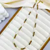 Collar de Perlas de Agua Dulce Naturales y Ojo de Tigre Empalmados con Cuentas Diseño de Cadena para Clavícula Femenina Joyería de Apilamiento Ins de Nicho