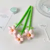 Flor de tela para estudiante Regalo Bolígrafo Alivio del estrés Agitar bolígrafo Bolígrafo de gel Día del Maestro Regalo Bolígrafo para firmar Bolígrafo de registro de escritura