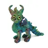Alas Impresas en 3D Transfronterizas Dragón Volador Articulaciones de Ojo Artificiales Modelo Creativo Móvil Juguetes de Animales Adornos Hechos a Mano Venta al por Mayor