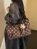 Bolso Tote de Lunares Nuevo 2026 para Mujer, Bolso de Hombro Estilo Coreano, Bolso de Axila de Gran Capacidad para el Trabajo, Bolso de Mano Moderno y Sencillo