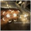 Nueva Guirnalda de Luces Solares de Flor de Cerezo con Forma de LED para Decoración Navideña de Patio, Guirnalda de Luces de Flores de Colores, Iluminación