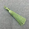 Yixiangfei 8cm Cuerda de Poliéster Anillo de Tracción Borla Pendientes de Poliéster Borla Nudo Chino Enderezado a Alta Temperatura Borla Colgante Venta al por Mayor