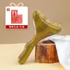 Peine de Belleza Masajeador de Madera de Sándalo Verde Peine Meridiano Cabezal de Peine Cepillo Meridiano Peine de Madera para el Hogar Peine de Cuerno