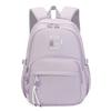 Pescado natural nuevo estilo casual estudiantes de secundaria principiantes mochila sencilla de gran capacidad reducción de carga protección de cresta una generación de cabello