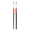 Pincel para nail art transfronterizo barra roja y negra pincel para uñas pluma de punta oblicua horizontal pluma para pintar a color 3 juegos