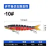 Weihe Sports Modelo B de Pez Multisección de 8 Secciones 13.3cm 18.5g Señuelo Realista Cebo Duro Venta al por Mayor Transfronteriza