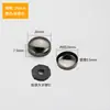Cubierta decorativa para uñas espejo anuncio placa acrílica para uñas tapa fea para uñas tapa decorativa tornillo de expansión para uñas de cristal uñas fijas