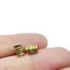 Materiais para fazer e tecer acessórios de joias DIY: Contas de barril 5x7mm, acessórios estilo vintage de 5 cores, atacado em estoque