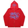 Comercio exterior sudadera con capucha y sudadera de forro polar neutro y2g cremallera completa talla grande ropa de calle para hombre y mujer