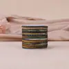 Navegação Não. Fio de Jade 72 0,8mm Nylon de Alta Qualidade com Tingimento Segmentado Dourado, Cordão para Acessórios de Joias DIY Tecido à Mão