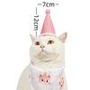 Atacado de Toalhas de Saliva para Pets Amazon Transfronteiriço, Bandanas Universais para Cães e Gatos, Chapéus de Aniversário para Gatos, Suprimentos para Pets