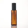 Frasco Borrifador Marrom, Frasco de Vidro Escuro para Loção, Dispenser de Tônico com Pressão, Frasco Cosmético Dispensador, Frasco Portátil para Amostra de Loção