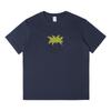 Verano Nuevo Estilo Estampado Afro Algodón Puro Manga Corta Mujer Moda Estilo Americano Holgado Adelgazante Versátil Top Camiseta para Mujer