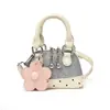 Nueva Bolsa de Concha Estilo Coreano Unisex para Niños Pequeña Mini Linda Bolso de Mano con Flores Bolso Cruzado 2026 Bolsa para Niños de Comercio Exterior