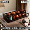 Prateleira de Exibição Antiga para Desktop Suporte para Xícara de Chá Prateleira de Armazenamento Sala de Chá Madeira Maciça Estilo Chinês Mesa de Chá Armário de Chá Prateleira de Exibição em Camadas Rack de Armazenamento para Enfeites