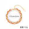 Pulsera Esmaltada Moderna y Fresca para Mujer, Pulsera de Esmalte Colorida de Alta Gama, Acero de Titanio, No se Desvanece, Venta Directa de Fábrica