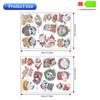 Pintura de Diamantes Navideña Nueva Transfronteriza Hecha a Mano DIY Kit de Materiales sin Marco Pintura de Diamantes Juguetes para Niños de PVC
