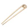 Fornecimento direto da fábrica simples de liga de zinco Guofeng Hairpin feminino em forma de U Hairpin Back Head Hair Artifact Acessórios para o cabelo