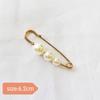 Artefacto para la cintura de los pantalones pasador de cintura broche anti-exposición broche de corsage de alta gama joyería hebilla de broche de perlas