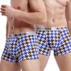 Calzoncillos bóxer estampados de algodón para hombre nuevos, calzoncillos bóxer transpirables para hombre a la moda, encabezan una generación de cabello