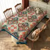 Toalha de Mesa Estilo Étnico Boêmio, À Prova de Óleo, À Prova d'Água, Sem Lavagem, Novo Modelo 2026, Luxo Leve, Sensação de Alta Qualidade, Jogo Americano para Mesa de Centro, Toalha de Mesa