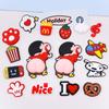Xiao Xin Qiao esquina inferior izquierda y derecha nalga suave silicona teléfono funda parche accesorios diy agujero zapatos bolsa decoración material