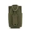 Bolsa Táctica Colgante Molle para Walkie-Talkie, Elástica Antideslizante, Multifuncional para Cintura, Funda de Liberación Rápida para Cargador de 5.56Mm/7.62Mm