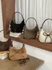 2026 Nuevo Bolso de Mano de Ante y Felpa Otoño Retro para Mujer, Bolso de Hombro Único Transversal de Alta Gama con Sentido de Meilade para el Trabajo