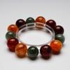[Fortuna Duradoura] Pulseira de Cristal de Flor de Borracha Natural Feminina Flor de Borracha Amarela Cristal Cabelo Verde Moda Pulseira Clareadora Atacado