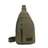 Bolso de Pecho para Hombre, Bolso Cruzado de Lona, Bolso de Hombro Frontal de Gran Capacidad, Bolsa para Puesto Callejero Suministro 31*17cm