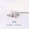 Espaciador de Rueda con Pedrería Anillo Espaciador con Pedrería de Cobre Cuentas Material Hecho a Mano DIY Pulsera con Cuentas Pulsera Anillo Espaciador de Diamante que Conserva el Color